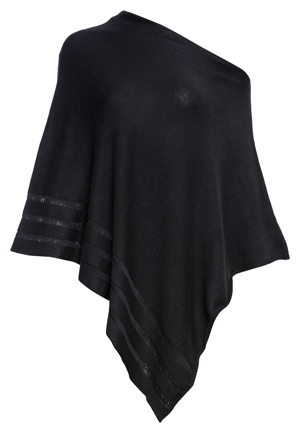 Tessa Tonal Stripes Poncho