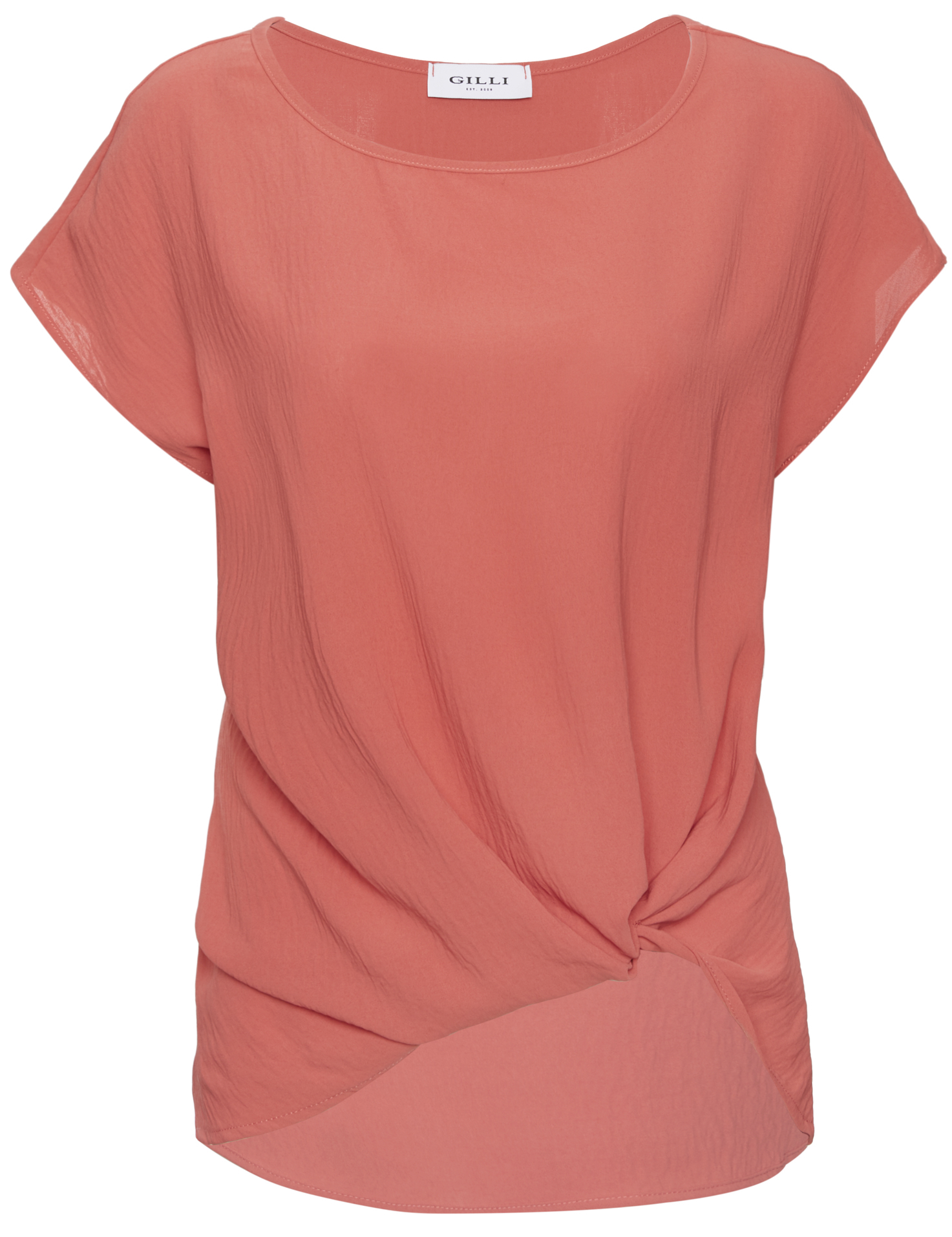 Side Knot Short Sleeve Top