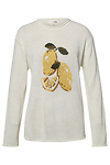 Lemon Print Pullover