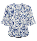Collective Concepts Short Sleeve Printed Blouse