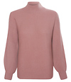 Ottoman Knit Mock Neck Sweater