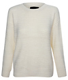 Fuzzy Crew Neck Sweater