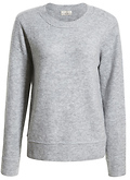 Knit Sweater With Ribbed Hem