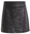 Snake Embossed Mini Skirt