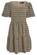Tweed Tiered Mini Dress