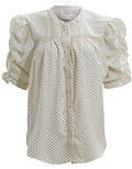 Bishop+Young Ruched Sleeve Blouse