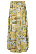 Printed Midi Skirt