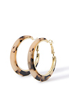 Tortoise gilded hoops