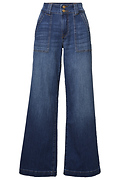 KUT from the Kloth High Rise Wide Leg Denim