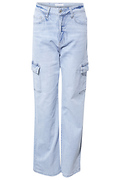 High Rise Cargo Utility Jeans