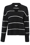 Striped Sweater with Pocket