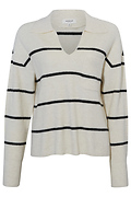 Striped Sweater with Pocket