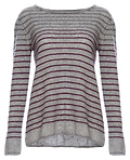 Eileen 100% Cashmere Striped Sweater