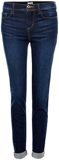 Rolled Cuffs Mid Rise Jean