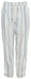 Striped Drawstring Gauze Pants