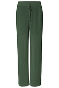 Pleated Straight Long Pants