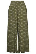 Printed Cropped Wide Leg Pant